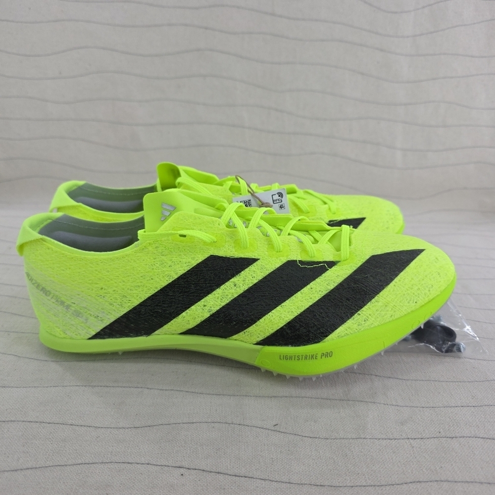 Adidas Mens Adizero Prime SP 3 Strung Lucid Lemon Track Cleats IH5800 Sz 7.5 NEW
